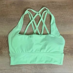 Small Neon Green Buffbunny Revolution Sports Bra
